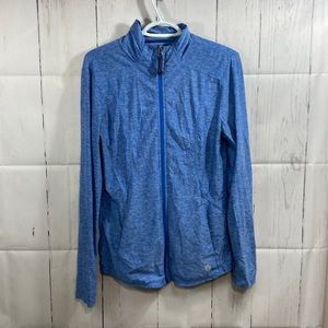 Tuff athletics full zipper lightweight running jacket, size M